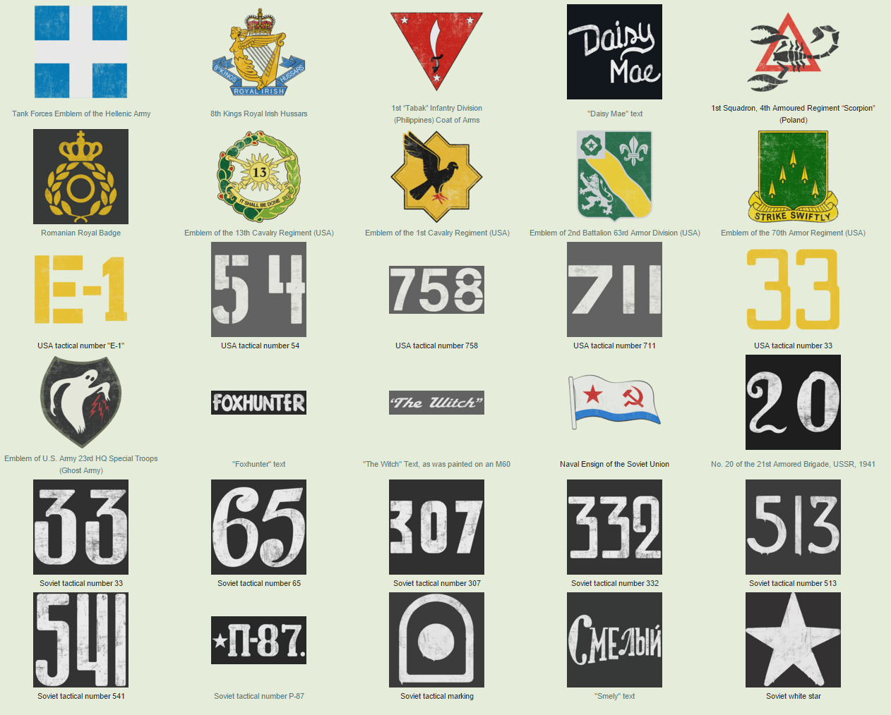 War Thunder [Development] New decals in 1.53