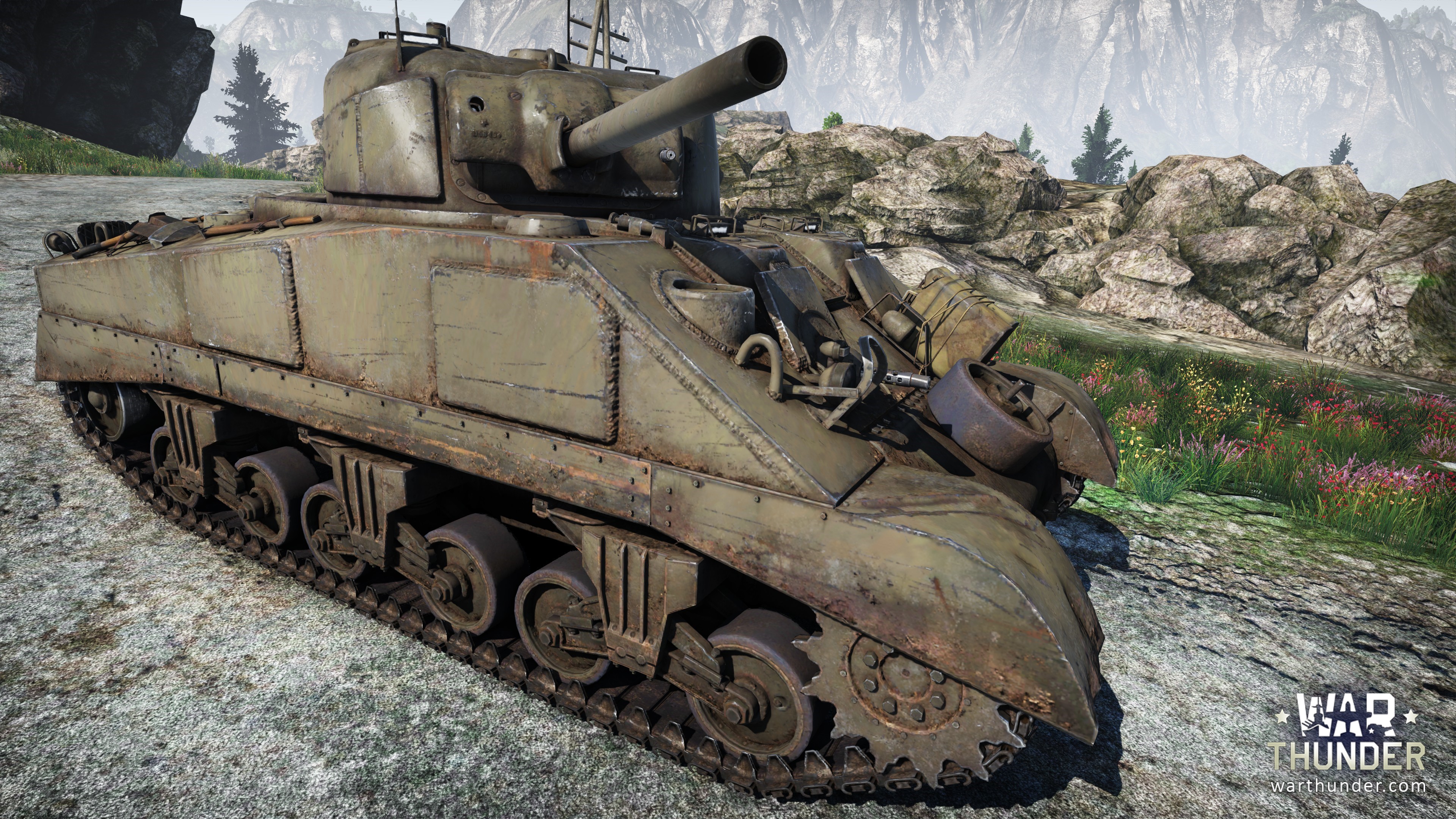 [Development]Steel Generals: M4 Sherman - War Thunder - 3840 x 2160 jpeg 2666kB
